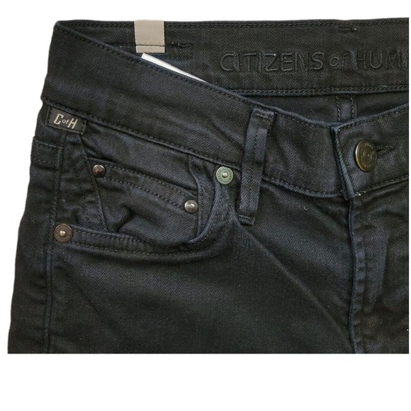 Aritzia Citizens of Humanity Rocket High Rise Jeans Black Diamond 25 - Picture 8 of 12